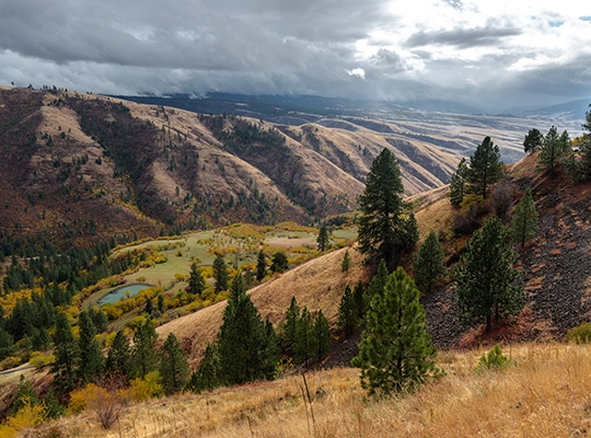 view of White Bird Canyon in Idaho